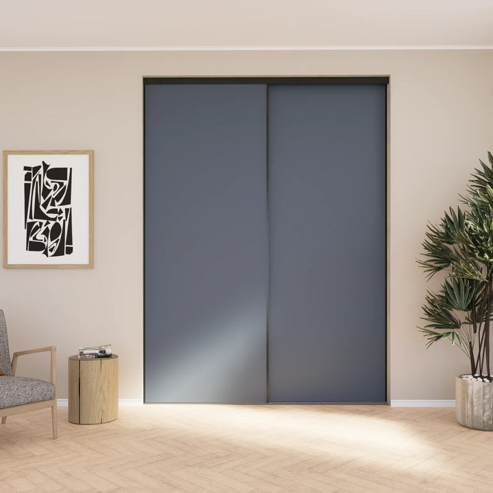 Nachtblauwe schuifdeuren | op maat |  2 - 5 deurs