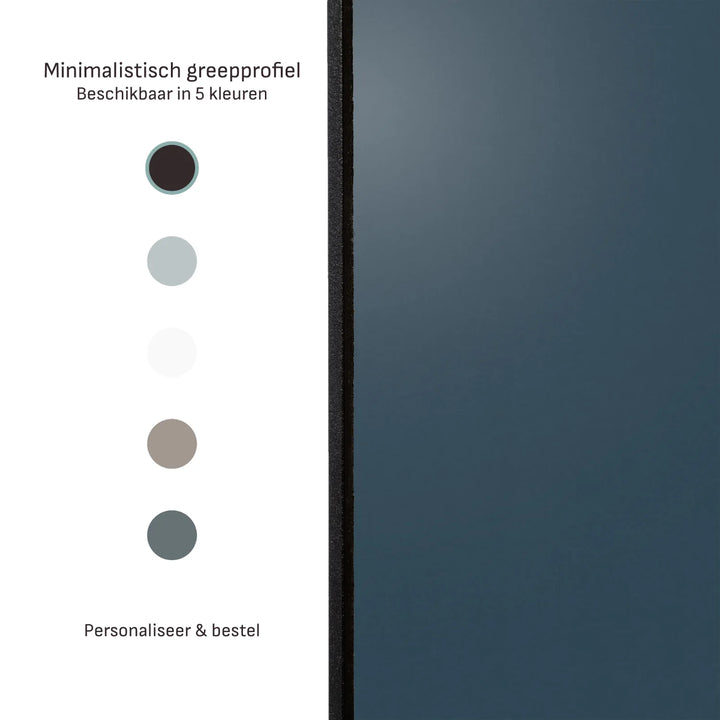Nachtblauwe schuifdeuren | op maat |  2 - 5 deurs