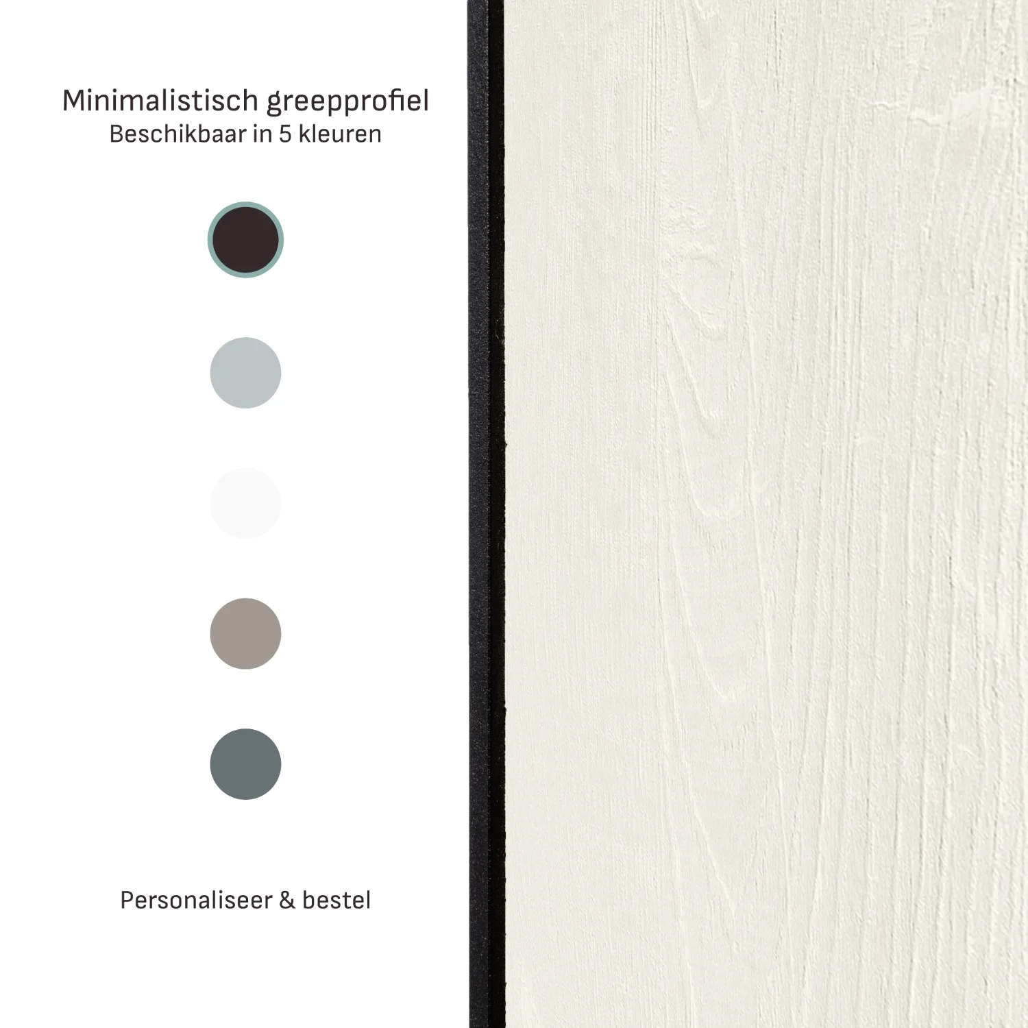 Wit houten schuifdeuren | op maat |  2 - 5 deurs