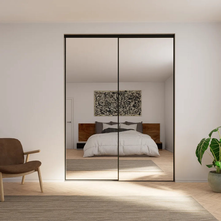 Spiegel schuifdeuren | op maat |  2 - 5 deurs