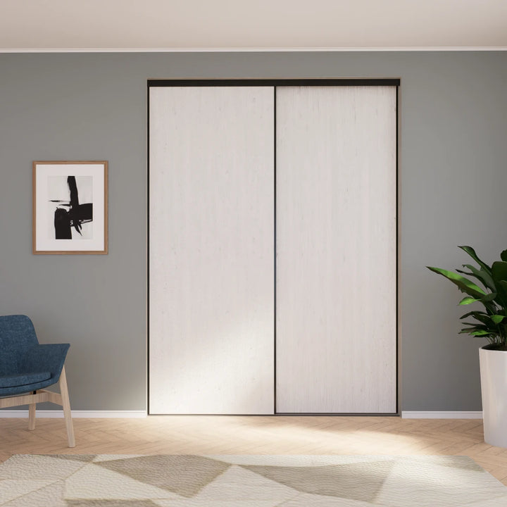 Wit houten schuifdeuren | op maat |  2 - 5 deurs