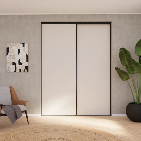Beige schuifdeuren | op maat |  2 - 5 deurs